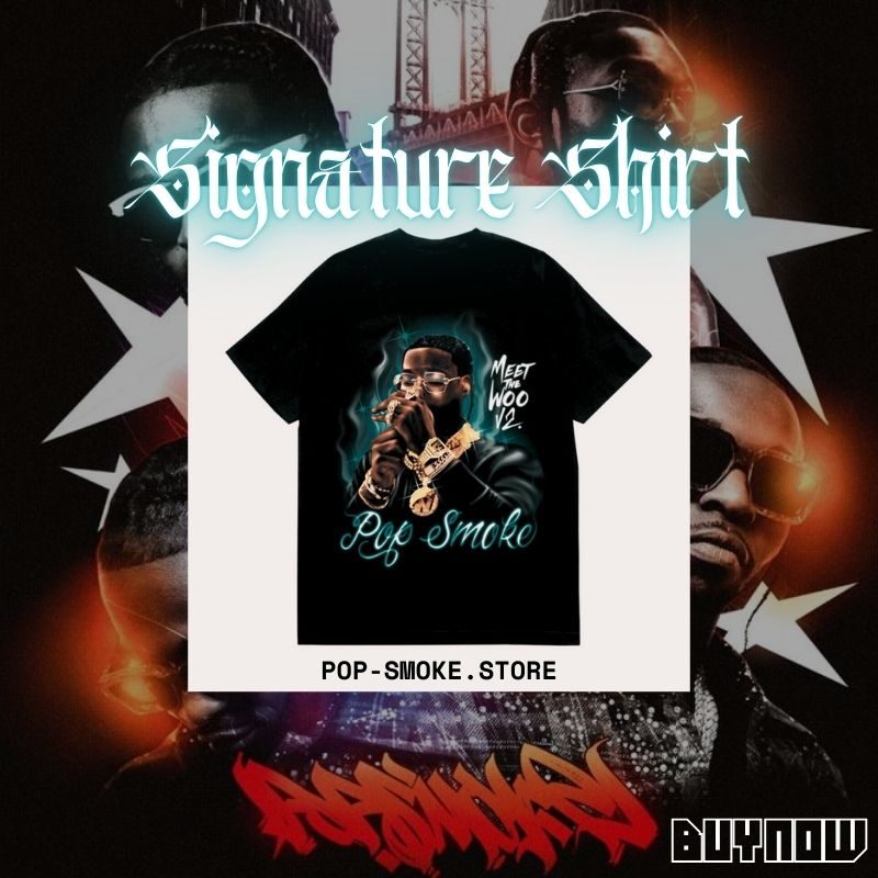 Pop Smoke T-Shirts – Printed Classic Pop Smoke T-Shirt